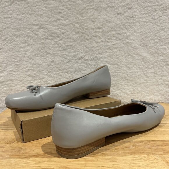Nautica Balletcore Flats w/ Bow Women's Sz 9 Shoes Dusty Blue Gray Classiccore - Picture 3 of 16